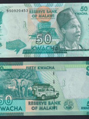 MALAWI 1 BANCONOTA DA 50 KWACHA FDS NUOVA
