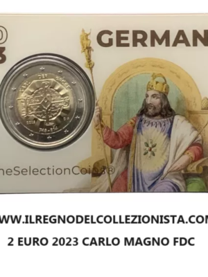 2 EURO 2023 CARLO MAGNO GERMANIA FDC CARD PRIMESELECTIONCOINS