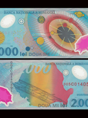 ROMANIA 1 BANCONOTA DA 2000 LEI 1999 UNC FDS NUOVA
