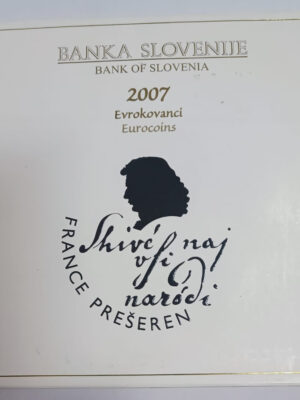 SLOVENIA DIVISIONALE 2007 IN FOLDER ORIGINALE FDC UNC