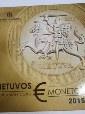 LITUANIA LIETUVOS SERIE DIVISIONALE UFFICIALE 2015 FDC UNC NUOVA