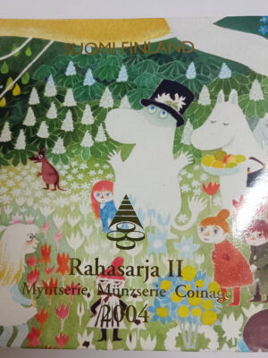 FINLANDIA SERIE DIVISIONALE 2004 RAHASARJA II CON IL 2 EURO COMMEMORATIVO FDC UNC