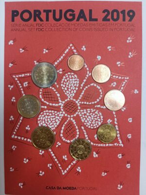 DIVISIONALE PORTOGALLO 2019 FDC 8 VALORI IN CONFEZIONE ORIGINALE