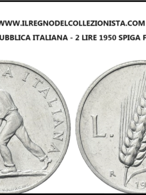 2 LIRE 1950 SPIGA - FDC UNC - REPUBBLICA ITALIANA