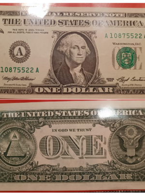 STATI UNITI D'AMERICA 1 BANCONOTA DA 1 DOLLARO 1993 SERIE A FDS UNC