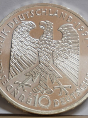 10 MARK 1997 GERMANIA ARGENTO HEINRICH HEINE