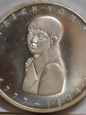 5 MARK 1977 G GERMANIA ARGENTO HEINRICH VON KLEIST