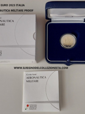 ITALIA 2023 - 100° ANNIVERSARIO AERONAUTICA MILITARE - 2 EURO PROOF