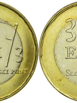 3 EURO 2013 SLOVENIA TOLMIN RIVOLTA CONTADINA FDC UNC