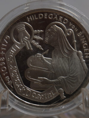 10 MARK 1998 G GERMANIA ARGENTO HILDEGARD VON BINGEN