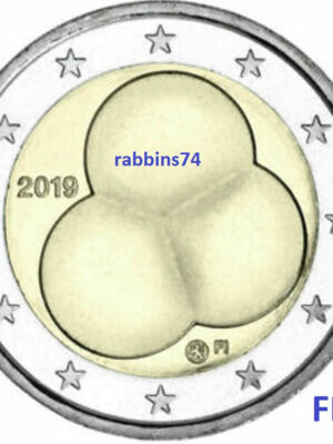 2 euro 2019 Finlandia 100° Costituzione FDC