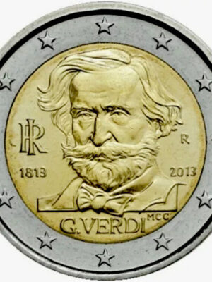 2 euro Italia 2013 G. Verdi FDC