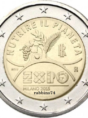 2 euro 2015 Italia EXPO' FDC