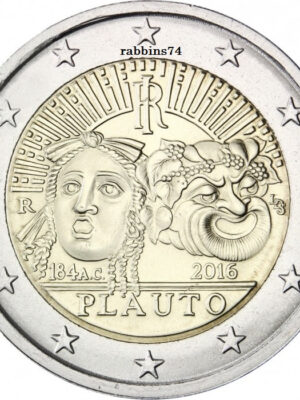 2 euro Italia 2016 Plauto FDC