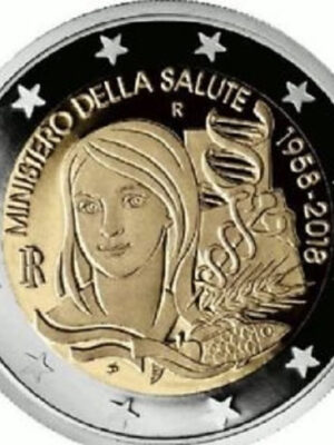 2 euro 2018 Italia Ministero della Salute FDC