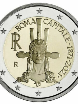 2 euro 2021 Italia Roma Capitale FDC