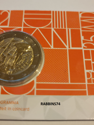 2 euro 2022 Olanda Coincard Erasmus FDC