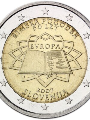 2 euro 2007 Slovenia Trattati di Roma FDC