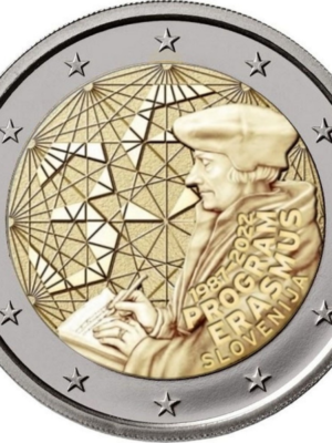 2 euro 2022 Slovenia Erasmus FDC