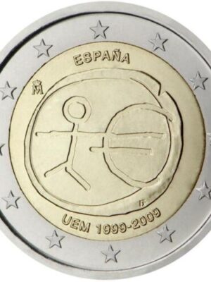 2 euro 2009 Spagna EMU FDC