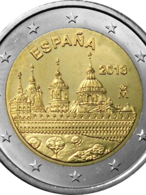 2 euro 2013 Spagna Monastero Escorial FDC