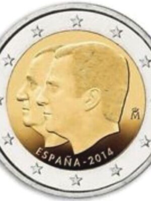 2 euro 2014 Spagna Proclamazione di Filippo FDC
