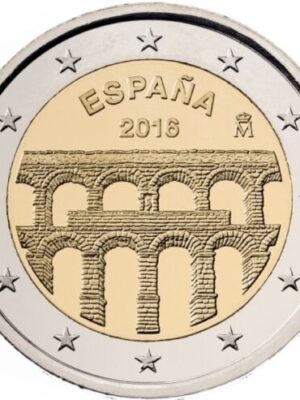 2 euro 2016 Spagna Segovia FDC