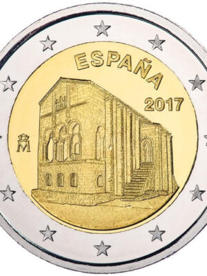 2 euro 2017 Spagna Monastero di Naranco FDC