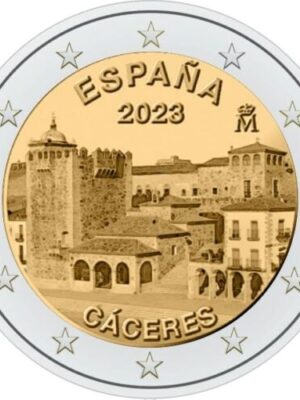 2 euro 2023 Spagna Caceres FDC