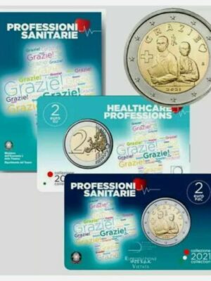 2 euro 2021 Coincard Italia Operatori Sanitari Pandemia Covid
