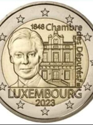 2 euro 2023 Lussemburgo Camera dei Deputati FDC