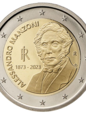 2 euro 2023 Italia Alessandro Manzoni FDC
