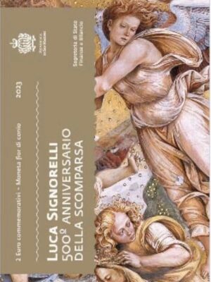 2 EURO SAN MARINO 2023 500° MORTE DI LUCA SIGNORELLI