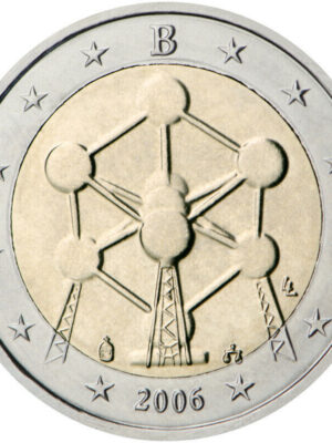 2 euro 2006 Belgio Atomo FDC