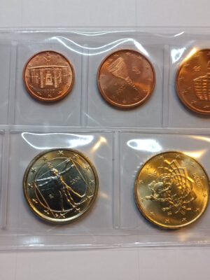 ITALIA 2008 SERIETTA IN BLISTER FDC DA 1 CENTESIMO A 2 EURO