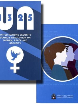 2 EURO 2022 MALTA PACE E SICUREZZA ONU IN FOLDER ORIGINALE FDC