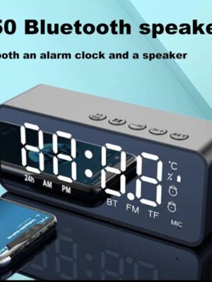 SVEGLIA DIGITALE ALTOPARLANTE BLUETOOTH WIRELESS CON MINI SCHEDA