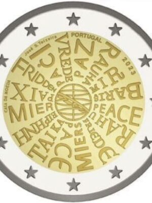 2 EURO 2023 PORTOGALLO PACE TRA LE NAZIONI FDC