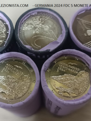 5 X 2 EURO GERMANIA 2024 MECKLENBURG VORPOMMERN FDC A - D - G - J - F