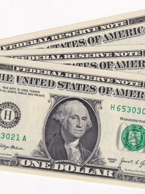 1 BANCONOTA DA 1 DOLLARO 2021 P STATI UNITI D'AMERICA LOUIS MO H FDS