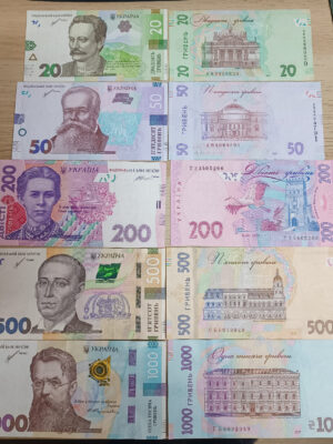 SET 5 BANCONOTE POLONIA FDS BELLISSIME ATTUALI