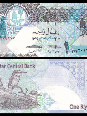 QATAR 1 BANCONOTA DA 1 RIYAL 2008 FDS NUOVA