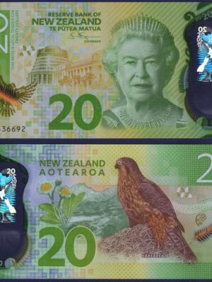 NUOVA ZELANDA 1 BANCONOTA DA 20 DOLLARI 2020 FDS NUOVA
