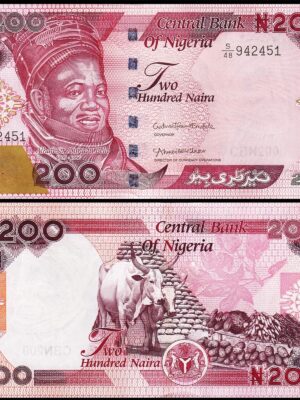 NIGERIA 1 BANCONOTA DA 200 NAIRA 2023 FDS NUOVA