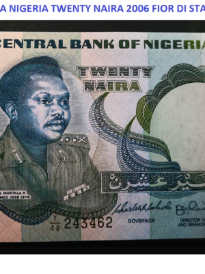 NIGERIA 1 BANCONOTA DA 20 NAIRA 2006 FDS NUOVA TWENTY NAIRA