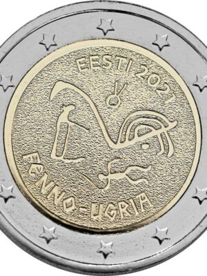2 euro 2021 Estonia Popoli Ugro Finnici FDC