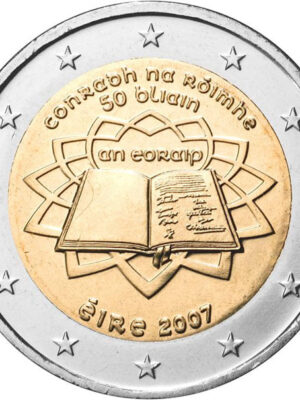 2 euro 2007 Eire Trattati di Roma FDC