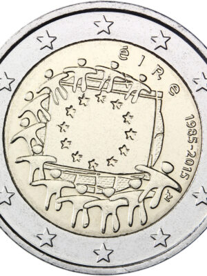 2 euro 2015 Eire 30° Bandiera europea FDC