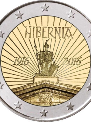 2 euro 2016 Eire Rivolta di Pasqua Hibernia FDC
