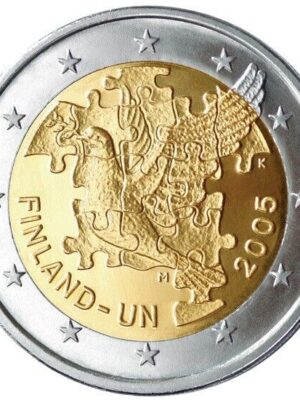 2 euro 2005 Finlandia Adesione ONU FDC